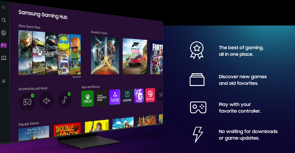 Xbox leva aplicativo de games para TVs da Samsung