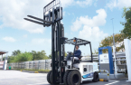 HD Hyundai supplies large hydrogen forklifts to Korea Zink